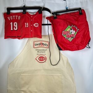 MLB Cincinnati Reds Reds Heads, Votto, Uncle Phil’s Memorabilia See Description